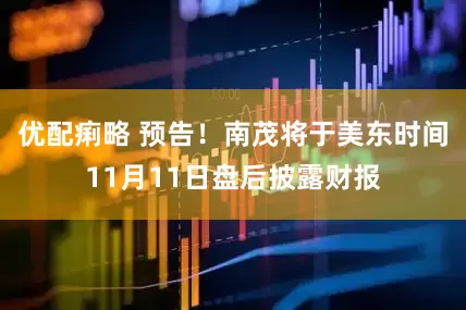 优配痢略 预告！南茂将于美东时间11月11日盘后披露财报
